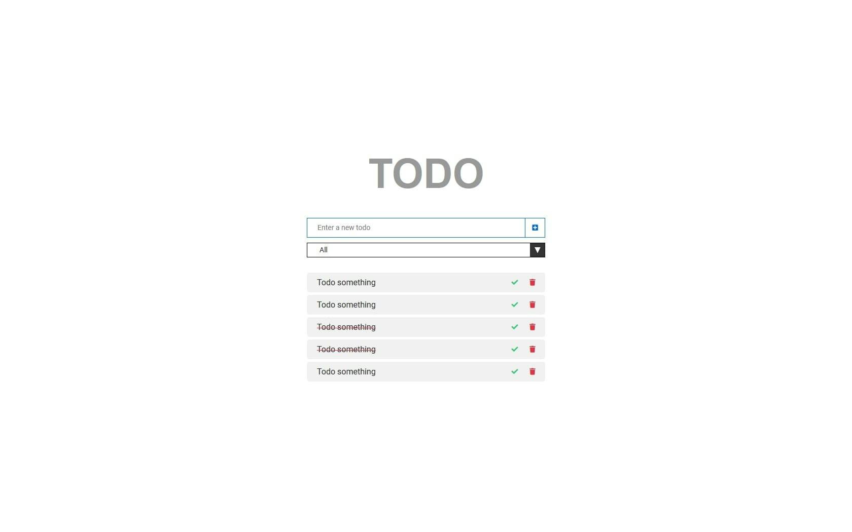 Todohome page